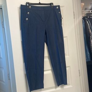 Loft size 8 sailor look ankle slacks . Not denim